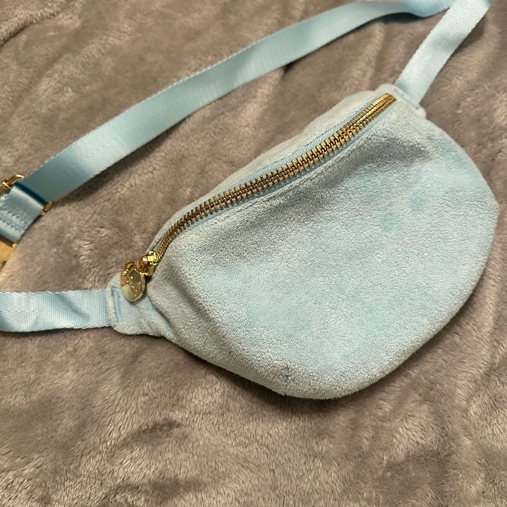 Stoney Clover Lane Baby Blue terry fanny pack